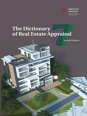 cover image of The Dictionary of real estate appraisal, 7d.